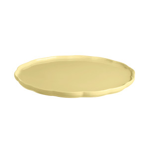Plat de Service Rond en Céramique Jaune Vanille Ø 31 cm Madeleine Emile Henry