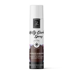 Spray Colorant Marron Effet Mat 250 ml Via Delle Arti