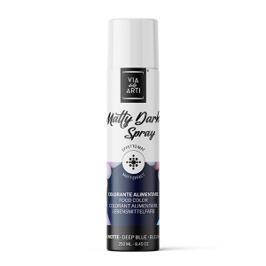 Spray Colorant Bleu Foncé Effet Mat 250 ml Via Delle Arti