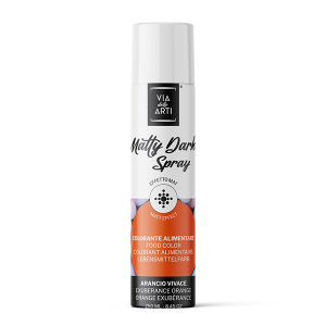 Spray Colorant Orange Effet Mat 250 ml Via Delle Arti