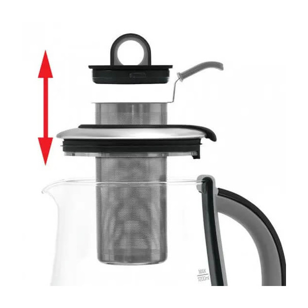 Théière inox Jaipur panier Théière inox Jaipur panier