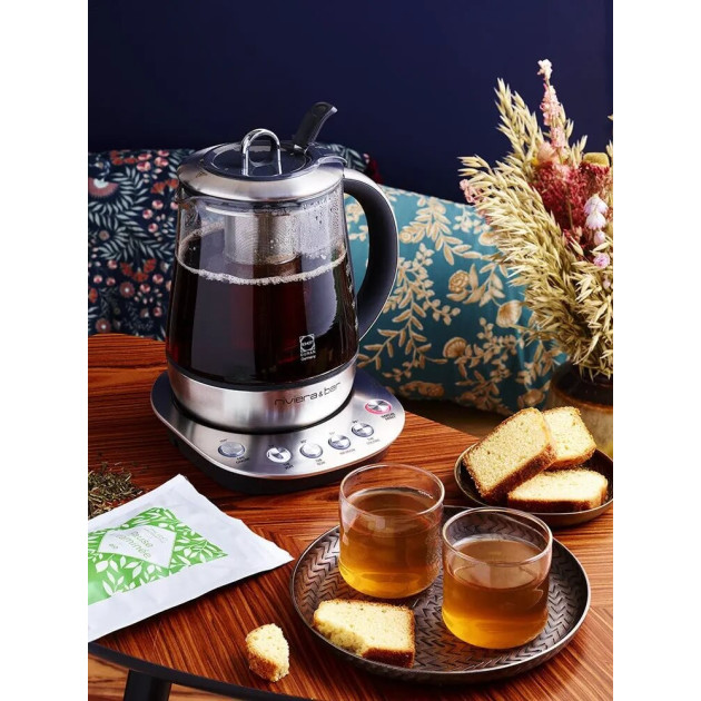 Théière inox Jaipur ambiance Théière inox Jaipur ambiance