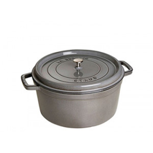 STAUB Cocotte Fonte Ronde 14 cm Gris Graphite 0,8 L