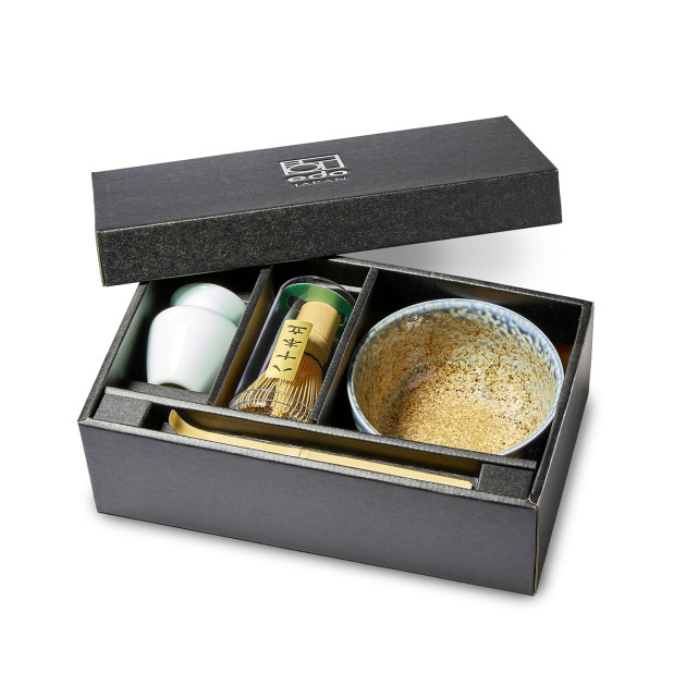 Service à Thé Matcha Brun et Bleu Nishikidori Service à Thé Matcha Brun et Bleu Nishikidori