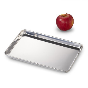 Plat en Inox Rectangulaire 25,7 x 17,8 x H 1,9 cm Nishikidori