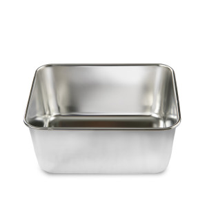 Plat en Inox Rectangulaire 9,9 x 6,1 x H 5,7 cm Nishikidori