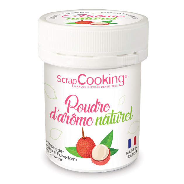 DLUO Courte Arôme Naturel en Poudre Litchi 15 g Scrapcooking DLUO Courte Arôme Naturel en Poudre Litchi 15 g Scrapcooking