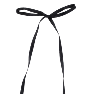 Ruban Nœud Décoratif Noir (x8) PME