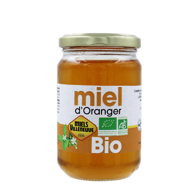 DLUO Courte Miel d'Oranger Bio 375 g Miels Villeneuve DLUO Courte Miel d'Oranger Bio 375 g Miels Villeneuve