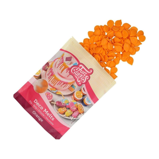  Deco Melts Orange 250g FunCakes