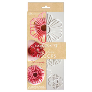 Tapis Silicone Décors Fleurs Scrapcooking