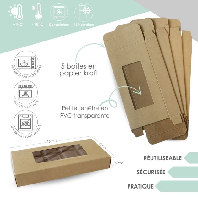 Boîte pour Tablette en Chocolat