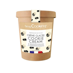 Pot de Préparation pour Glace Cookie Cream 185 g Scrapcooking