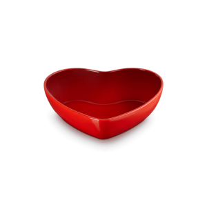 Saladier en Céramique Cœur 30 cm 2,9 L Cerise Le Creuset