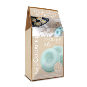 Moule Silicone Air Fryer Donuts Ø 7,6 cm (x6) Scrapcooking
