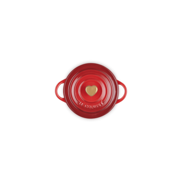 Mini cocotte avec bouton cœur 