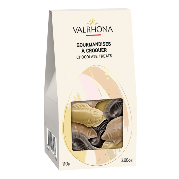 Assortiment Fritures Chocolat Pâques 110 g Valrhona Assortiment Fritures Chocolat Pâques 110 g Valrhona