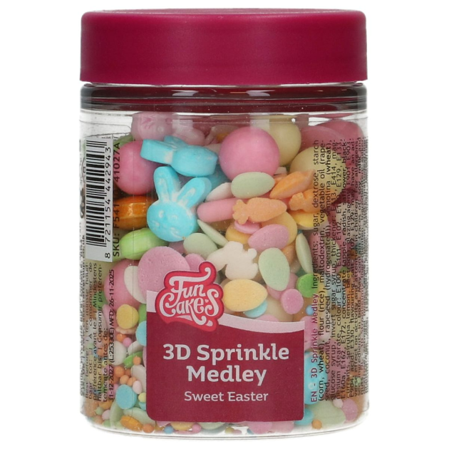 Décors en Sucre Mix Pâques 70 g Funcakes Décors en Sucre Mix Pâques 70 g Funcakes