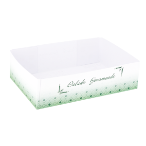 Caissette Pâtissière Balade Gourmande 18 x 12 cm x H 5 cm (x100)