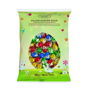 Œufs de Pâques Chocolat au Lait Fourrage Praliné et Lait 500 g Hamlet