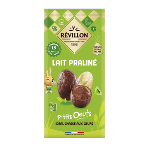 Œufs en Chocolat au Lait Fourrage Praliné 120 g Révillon