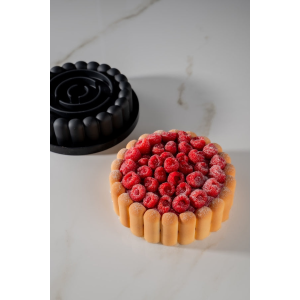 Moule Silicone Charlotte Charme Ø 17 x H 5,2 cm Pavoni