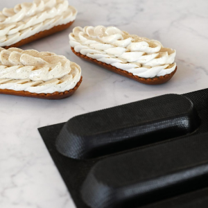 Moule Éclair Fiberform 13 x 4,8 x H 1,8 cm (x24) Pavoni