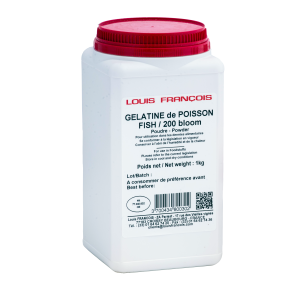 Gélatine de Poisson en Poudre 200 Bloom 1 kg Louis François