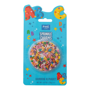 Décors en Sucre Alphabet Coloré 25 g PME