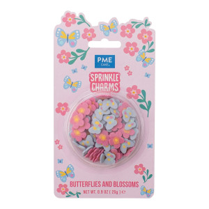 Décors en Sucre Fleurs et Papillons 25 g PME