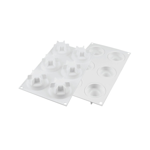 Moule Silicone 6 Moules Game Ã˜65 x h40 mm 120ml SilikoMart Professional