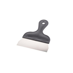 Spatule en inox manche plastique de 17 cm pour la pâtisserie
