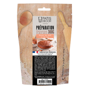 Préparation Génoise Cacao 300 g Patisdécor
