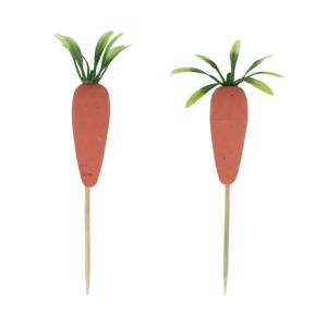 Cake Topper Carotte (x50) Patisdécor