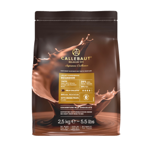 Chocolat Lait Ecuador 39% 2,5 kg Callebaut