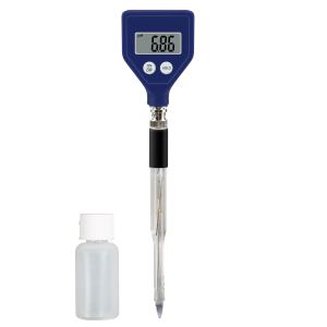 PH-Mètre Portable avec Électrode Perçante en Verre Alla France