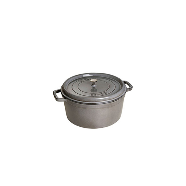 STAUB Cocotte Fonte Ronde 16 cm Gris Graphite 1.2 L