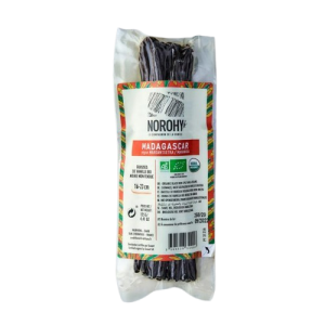 Gousses de Vanille Bio de Madagascar 125 g Norohy