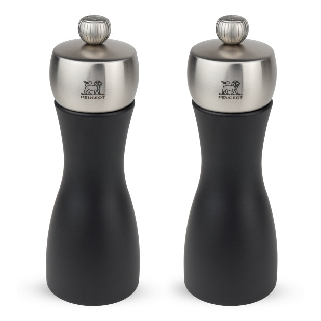 Moulins à Poivre et à Sel Fidji Noir mat 15 cm Peugeot
