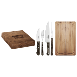 Kit Ustensiles Barbecue 15 Pièces Churrasco Tramontina