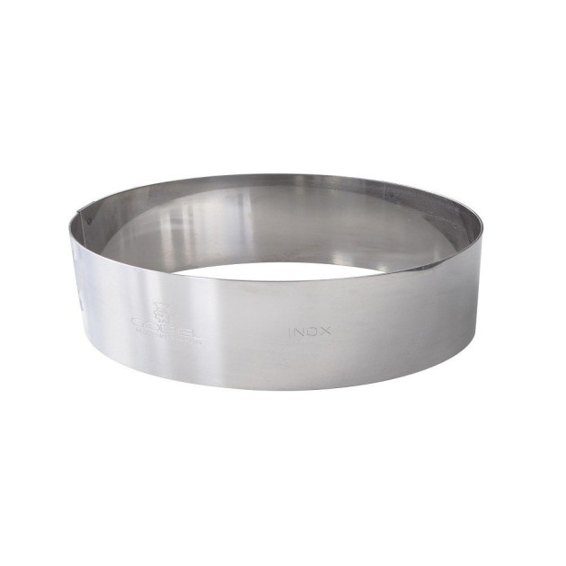 Cercle à Mousse Inox 12 cm x H 4,5 cm Gobel Cercle à Mousse Inox 12 cm x H 4,5 cm Gobel