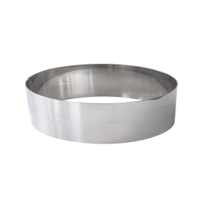 Cercle à Mousse Inox 10 cm x H 4,5 cm Gobel