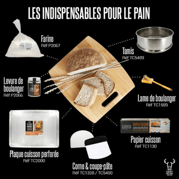 DLUO Courte Levure boulangère sèche 300 g Patisdécor