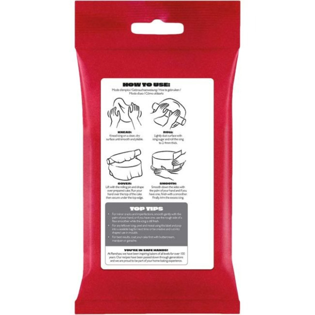 Pâte à Sucre Pro Gris 250g dos