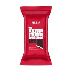 Pâte à Sucre Roulée Extra Noir 1Kg Renshaw