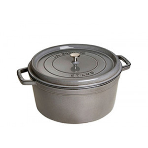 STAUB Cocotte Fonte Ronde 18 cm Gris Graphite 1,7 L