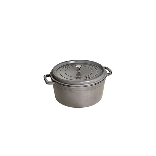 STAUB Cocotte Fonte Ronde 18 cm Gris Graphite 1.7 L