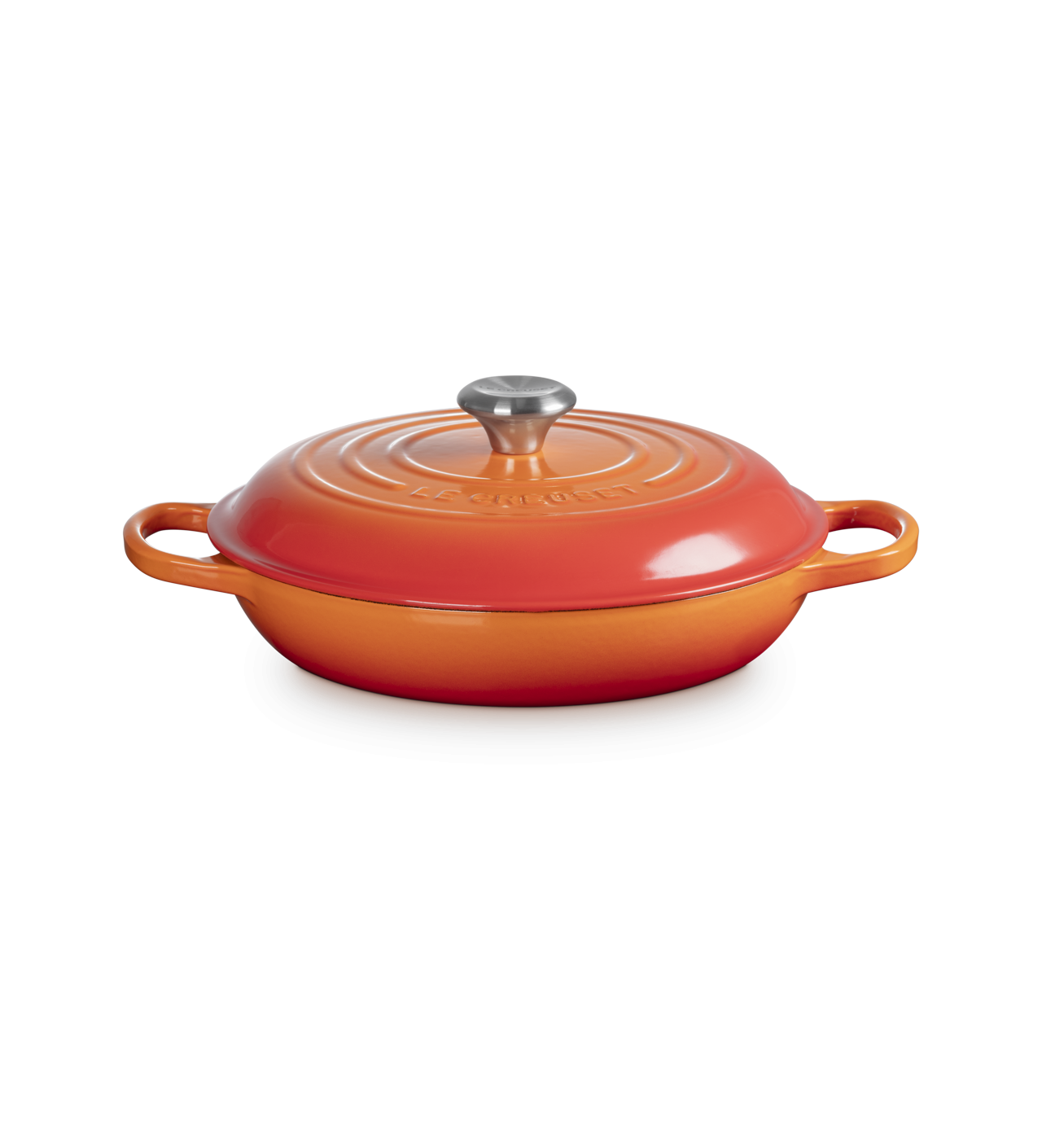 Faitout en Fonte 28 cm Volcanique Le Creuset Signature : achat, vente ...