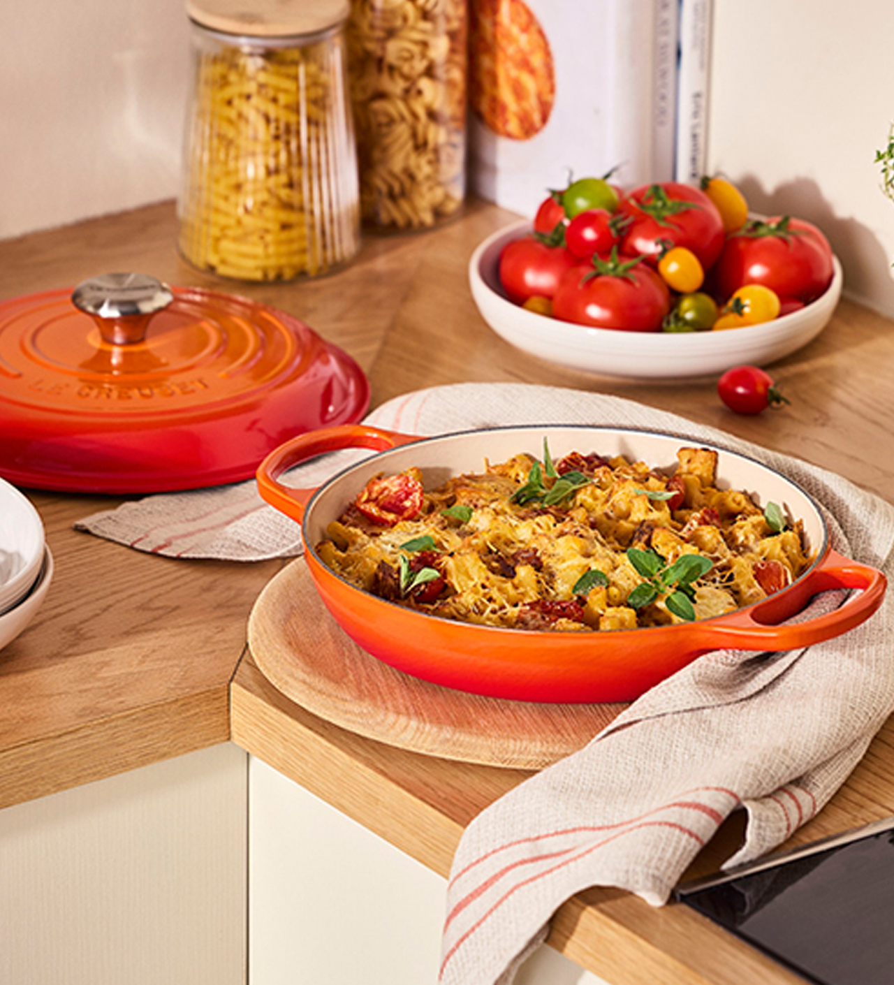 Faitout en Fonte 28 cm Volcanique Le Creuset Signature : achat, vente ...