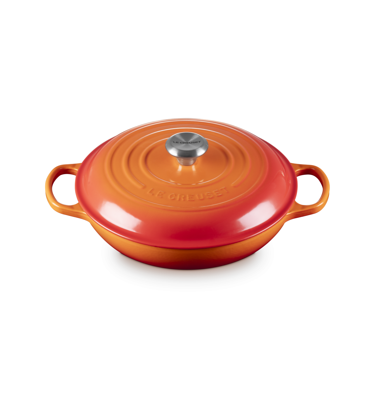 Faitout en Fonte 28 cm Volcanique Le Creuset Signature : achat, vente ...